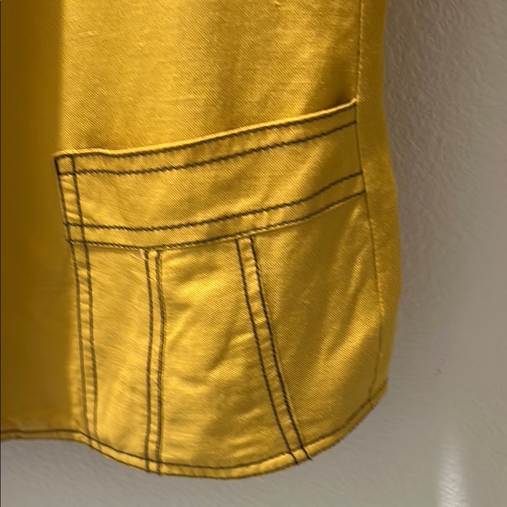 SCOTT TAYLOR Yellow Women's Jacket with pockets - Picture 7 of 9